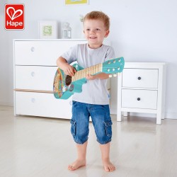 CHITARĂ DIN LEMN PENTRU COPII 65CM HAPE FLOWER POWER - H0600 - H0600 - view 1