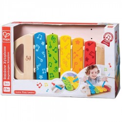 Детски дървен ксилофон Hape Rainbow - H0606 - view 3
                  