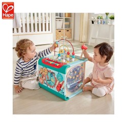 Интерактивна играчка Hape - Магически музикален куб 4в1 - H1073 - view 5
                  