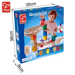 Комплект дървена писта Hape Quadrilla Надпревара до финала, 28 части - H6021 - view 6
                  