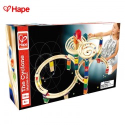 Комплект дървена писта Hape Quadrilla Циклон, 198 части - H6008 - view 3
                  