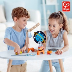 CONSTRUCTOR LEMN LABORATOR HAPE JUNIOR INVENTOR CU MAGNETI - H3033 - H3033 - view 1