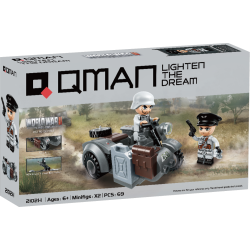 QMAN CONSTRUCTOR - MOTOCICLETĂ MILITARĂ R12, 69 PIESE - Q21021-1 - Q21021-1 - view 1