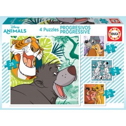 PUZZLE PENTRU COPII 4B1 DISNEY CLASIC - 12-16-20-25 BUC. - EDU18628 - EDU18628 - view 1