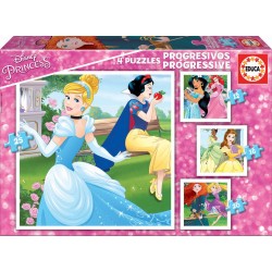PUZZLE PENTRU COPII 4B1 PRINCESSA DISNEY - 12-16-20-25 BUC. - EDU17166 - EDU17166 - view 1