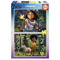 PUZZLE PENTRU COPII 2 ÎN 1 DISNEY ENCANTO - 2X48 BUCĂȚI - EDU19200 - EDU19200 - view 1
