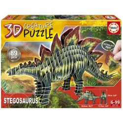 EDUCA 3D PUZZLE - STEGOSAURUS - EDU19184 - EDU19184 - view 1