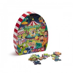 PUZZLE 100 BUCĂȚI EUREKAKIDS - PARC DE DISTRACȚII - EU68217012 - EU68217012 - view 1
