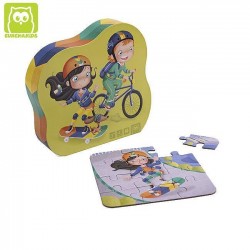 PUZZLE EUREKAKIDS PROGRESSIVE 4B1 - CICLIȘTI 6-9-12-16 BUCĂȚI - EU691840925 - EU691840925 - view 1