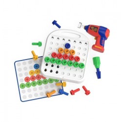 RESURSE DE ÎNVĂŢARE SET DE GĂURIRI CU MODELE ŞI FORME - 6704010009 - 6704010009 - view 1