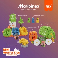 Мини вафлен конструктор Marioinex Градски център - Боклукчийски камион 148 части - 903 131 - view 3
                  