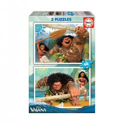 PUZZLE PENTRU COPII WAYANA - 2X48 BUC. - EDU16952 - EDU16952 - view 1