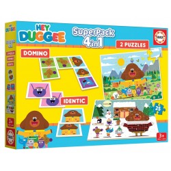 SET DE JOACĂ EDUCA HEY DUGGEE - DOMINO, MEMORIE ȘI 2 PUZZLE CÂTE 25 PIECI - EDU19395 - EDU19395 - view 1