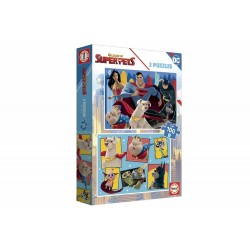 PUZZLE PENTRU COPII EDUCA DC LEAGUE OF SUPER PETS - 2X100 BUC. - EDU19484 - EDU19484 - view 1