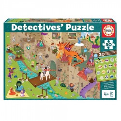 PUZZLE DE OBSERVAȚIE EDUCA - DETECTIVI CASTELULUI - 50 BUCĂȚI - EDU18895 - EDU18895 - view 1