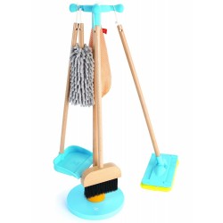 JUCĂRIE DE COPII HAPE - SET MĂTURĂ ȘI SUPORT DE CURĂȚAT, 6 BUC. - H3055 - H3055 - view 1