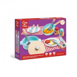 Дървен комплект за игра Hape - Време за чай, 14 части - H3207 - view 6
                  
