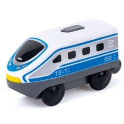 Междуградски локомотив с батерия Hape, 12x4x5см, Син - H3784 - view 3
                  
