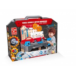 Детски игрален комплект Hape - Многофункционална работна маса, 71 части - H3036 - view 5
                  