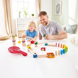 SET DE JOC DIN LEMN HAPE - DOMINO, PISTĂ DE ALLERARE EXTREMĂ, 50 BUCĂȚI - H1102 - H1102 - view 1