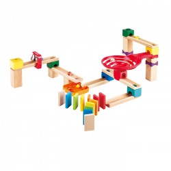 Комплект дървена игра Hape - Домино, Писта екстремно спускане, 50 части - H1102 - view 3
                  