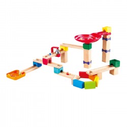 Комплект дървена игра Hape - Домино, Писта екстремно спускане, 50 части - H1102 - view 4
                  