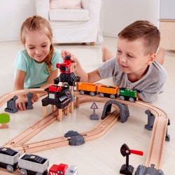 SET DE CALE FERATA HAPE CU DEPOT DE MARFURI - H3756 - H3756 - view 1