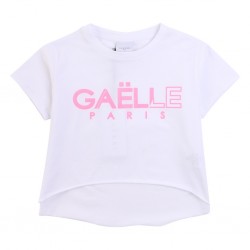 TRIOC GAËLLE KIDS CU MECĂ SURTA LOGO PENTRU FETĂ - 2746M0677ALB - 2746M0677WHITE - view 1