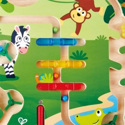 Дървена игра Hape - Магнитен лабиринт, Джунгла - H1714 - view 5
                  