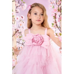 ROCHIE FORMALA MISS GRANT KIDS CU TUL VOIL SI FATA DE FLORI - MG0526 - MG0526 - view 1