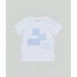 TRIOU U+E' BY MISS GRANT KIDS CU MANECĂ SCURTĂ CU IMPRIMARE CULOARĂ PENTRU BĂIAT - UEM0137 - UEM0137 - view 1