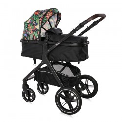Cărucior pentru bebeluși LORELLI VIOLA CU COȘ PENTRU FLORI TROPICALE NOI NĂSCUTI - 10021812388 - 10021812388 - view 1