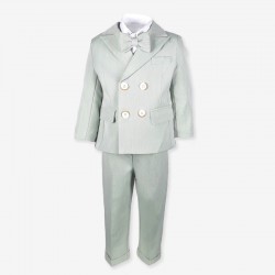 SET OFICIAL ARCOBALENO 4 BUC. CU SACO SI PANTALONI PENTRU BAIAT - IO6661 menta - IO6661 menta - view 1
