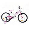 BICICLETA PENTRU COPII SPRINT CALYPSO 20" ALB/ROZ/VIOLET CU ROTI AUXILIARE - BK23SI0640_2