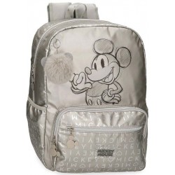 RUCSAC SCOALA MICKEY OUTLINE CU UN SINGUR COMPARTAMENT ANIVERSARE A 100-A DE ANIVERSARE - 8435692718919 - 8435692718919 - view 1