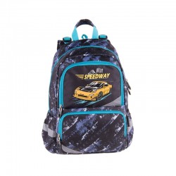 Rucsac PULSE ANATOMIC SPEEDWAY, GRI-ALBASTRU - 1095110806 - 1095110806 - view 1