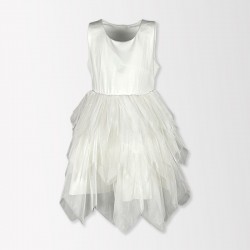 ROCHIE FORMALA COPII ARCOBALENO CU TUL PENTRU FETE - 415 bianco - 415 bianco - view 1