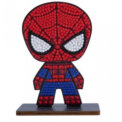 CRAFT BUDDY CRYSTAL ART BUDDIES SPIDER-MAN KIT DE BRODERIE DIAMANTE 7 PIECE - CBCAFGR-MCU001 - CBCAFGR-MCU001 - view 1