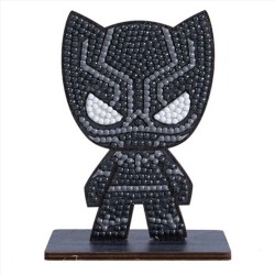 CRAFT BUDDY CRYSTAL ART BUDDIES BLACK PANTHER KIT DE BRODERIE DIAMANTE 7 PIECE - CBCAFGR-MCU004 - CBCAFGR-MCU004 - view 1