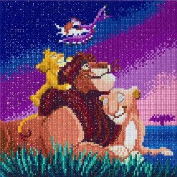 KIT ARTĂ CRAFT BUDDY DIAMOND, LION KING, 30X30CM, 6 BUC. - CBCAK-DNY701M - CBCAK-DNY701M - view 1