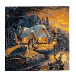 VOPSEA CRAFT BUDDY CU NUMERE KIT DE RETURNARE A SATULUI DE CRACIUN, 30X30CM - CBPBN-TK3030-65 - CBPBN-TK3030-65 - view 1
