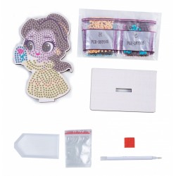 Комплект за диамантена бродерия Craft Buddy Crystal Art Buddies, Бел, 7 части - CBCAFGR-DNY005 - view 6
                  