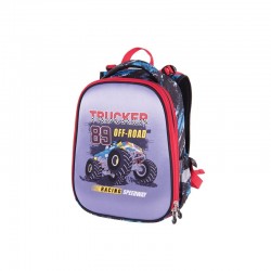 RUCSAC PULSE ANATOMIC CUBE - OFF ROAD, ALBASTRU-ROSU - 1095110790 - 1095110790 - view 1