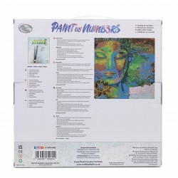 Творчески комплект Craft Buddy Рисуване по номера, Буда, 30х30см - CBPBN-3030-016 - view 5
                  