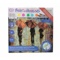 Творчески комплект Craft Buddy Рисуване по номера, В дъжда, 30х30см - CBPBN-3030-015 - view 5
                  