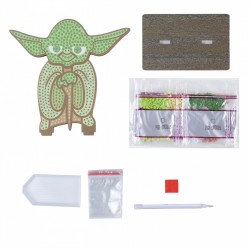 Комплект за диамантена бродерия Craft Buddy Crystal Art Buddies, Йода, 7 части - CBCAFGR-SWS005 - view 4
                  