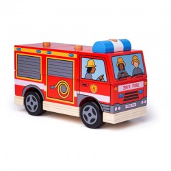 PUZZLE DIN LEMN PENTRU COPII CU CUBURI BIGJIGS - FOC - BB126 - BB126 - view 1