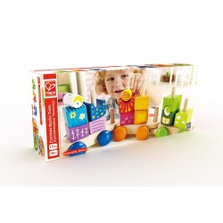 TREN DE LEMN DIVERSE CULOARE HAPE - H0417 - H0417 - view 1