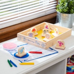 Творчески комплект за дейности с печати с дървени дръжки Melissa & Doug - 33015_1 - view 6
                  
