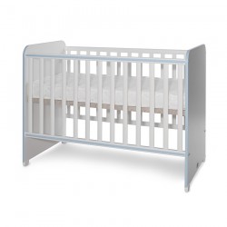 Детско легло Lorelli SWEET DREAM 60/120 бяло+baby blue - 10150540039A - view 1
                  